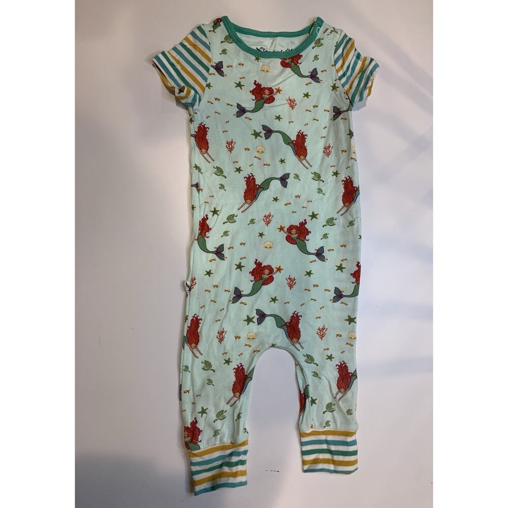 Free Birdees Bamboo Mermaid Romper One Piece 6-12 Months